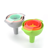 BPA Бесплатный новейший набор из 3 пластиковых воронковых творческих домохозяйств